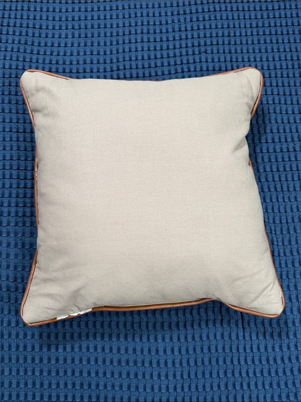 Cottagecore Pheasant Embroidered Cabincore Pillow Decor Gray Brown - Picture 7 of 13